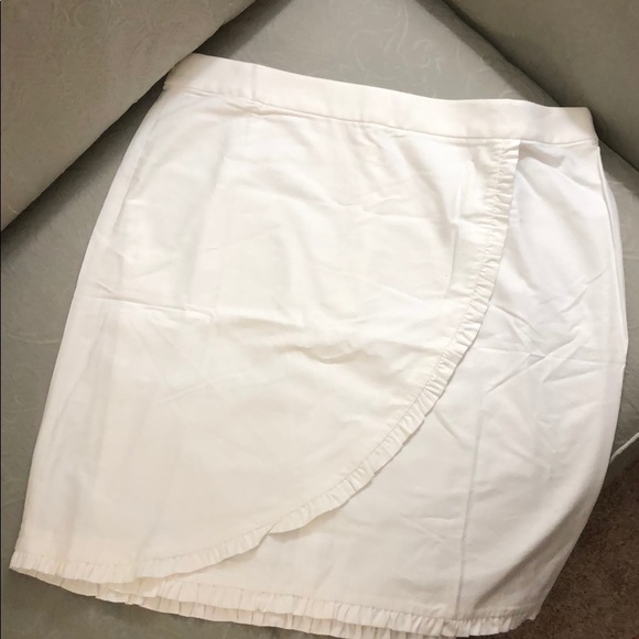 J.Crew Ruffle Fitted Skirt - Picture 1 of 4